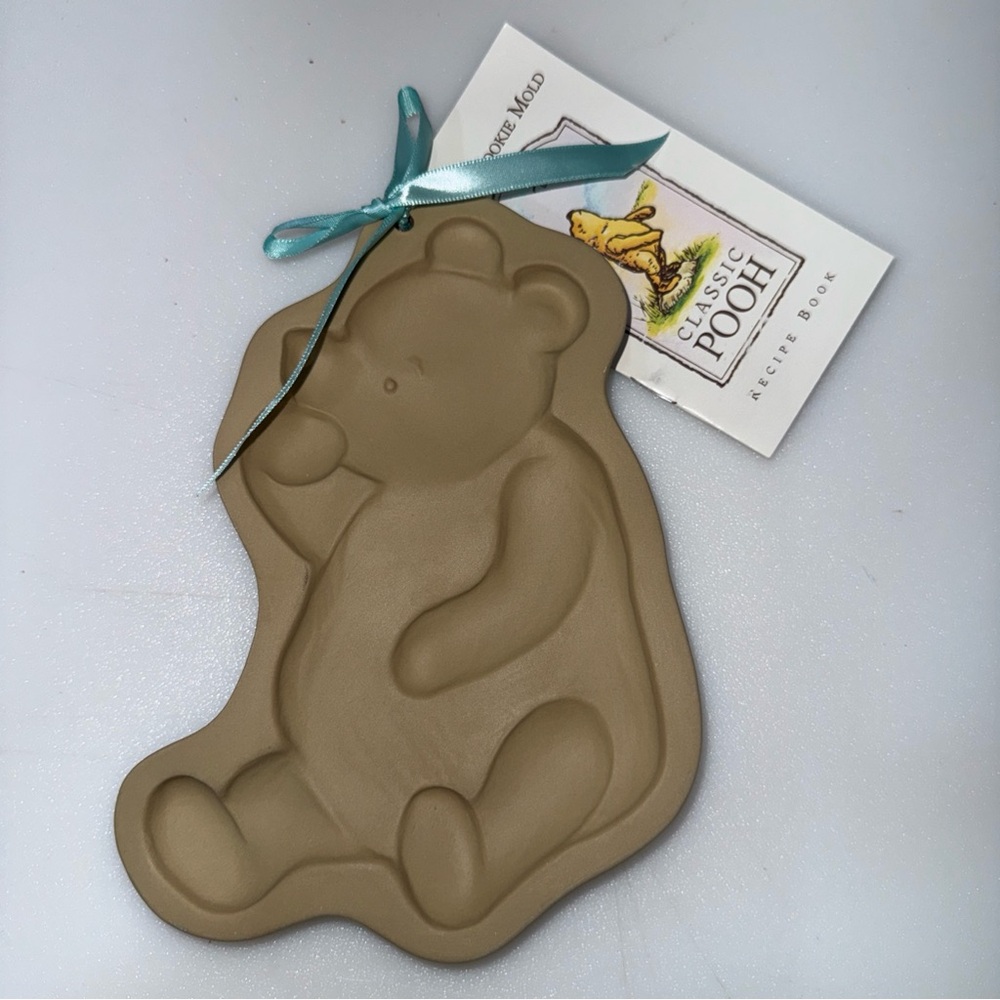 Brown Bag Cookie Mold Winnie The Pooh Disney Hill Design Recipes Booklet New